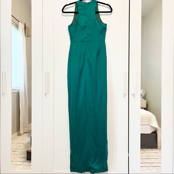 NBD x Revolve Beverly Blvd Gown in Kelly Green - Picture 3 of 6